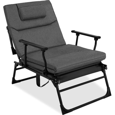 Zahradní křeslo SPRINGOS VERANO šedé