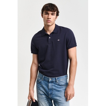 Gant Reg Shield SS Pique polo modré
