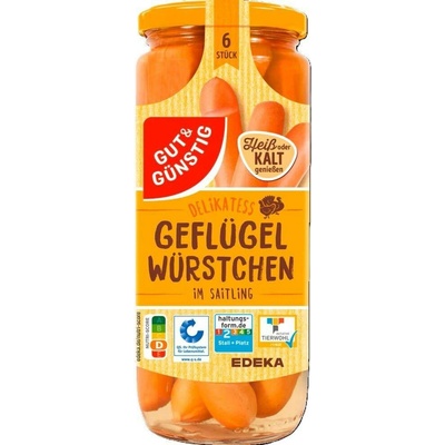 G & G Delikátní šunkové párky 380 g