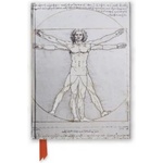 Flame Tree Publishing Da Vinci: Vitruvian Man (Foiled Journal)