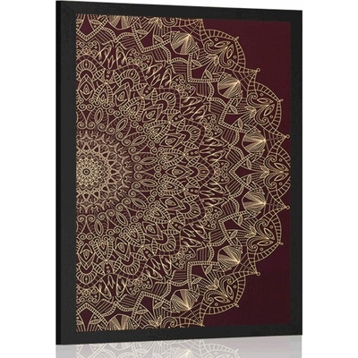 Plakát detailní ozdobná Mandala - 40x60 no frame