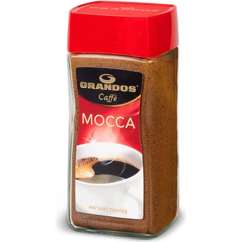 Grandos Прахообразно разтворимо кафе Грандос mocca Стъклен буркан 50гр
