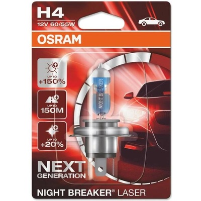OSRAM NIGHT BREAKER LASER H4 60/55W 12V (64193NL-01B)
