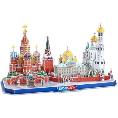 CubicFun 3D puzzle CityLine panorama Moskva 204 ks