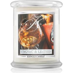Kringle Candle Brandy & Leather ароматна свещ 411 гр