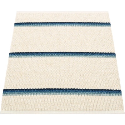 Pappelina Син и кремав килим за открито и закрито 70x90 cm Olle Blue Vanilla - Pappelina (OL3G709)