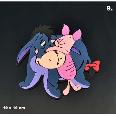 Nálepka Disney 3D gumená