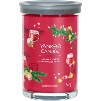 Yankee Candle Holiday Cheer подписана чаша голяма 567 гр