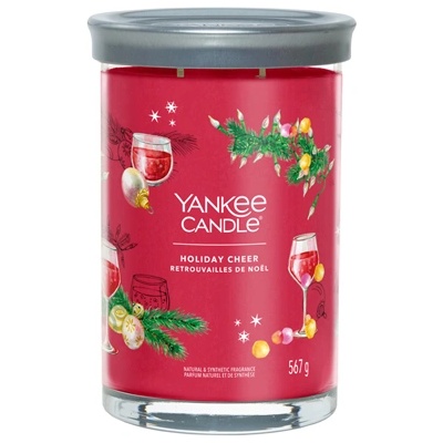 Yankee Candle Holiday Cheer подписана чаша голяма 567 гр