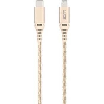 WG 8107 USB-C/Lightning, MFi, 1m, zlatý