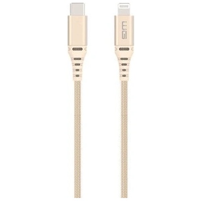 WG 8107 USB-C/Lightning, MFi, 1m, zlatý