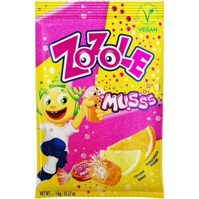Mieszko Zozole Bonbóny ovocné s kyselým práškem citron, pomeranč 1 kg