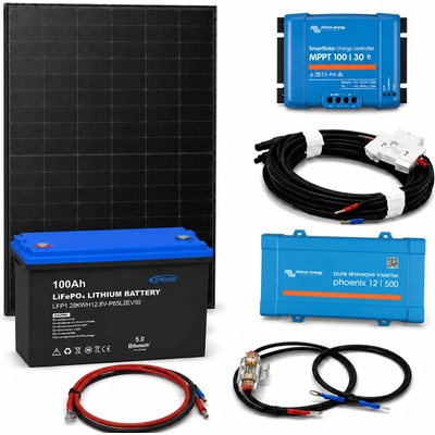Ecoprodukt solární ostrovní systém VICTRON 12V/230 500VA 470Wp 30A 100Ah 747796