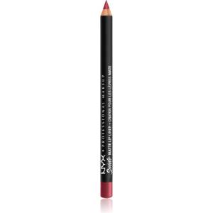 NYX Professional Makeup Suede Matte Lip Liner матиран молив за устни цвят Cherry Skies 1 гр