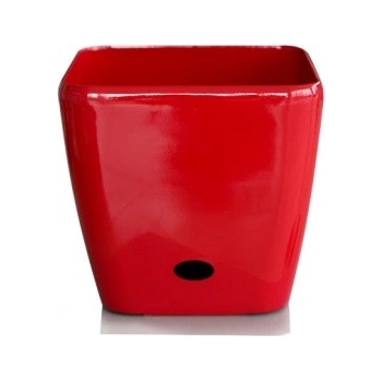 Image 1 of HORECANO Саксия квадрат 22 х 20см - Червена (019733)