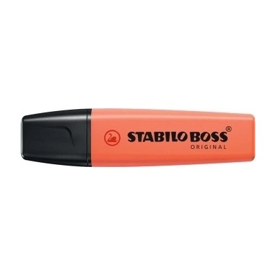 Zvýrazňovač STABILO BOSS ORIGINAL koralovo pastelový