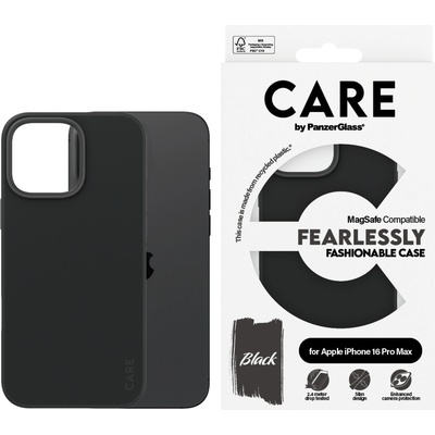 Panzer Гръб CARE by PanzerGlass Fashionable за iPhone 16 Pro Max, w. MagSafe - Черен