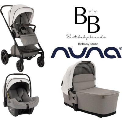 NUNA Trojkombinácia MIXX NEXT Mineral + korba + autosedačka PIPA NEXT 2024