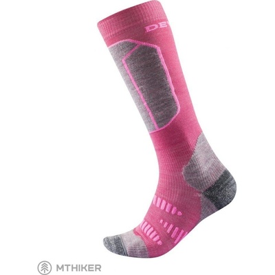 Devold Alpine Merino podkolenky cerise