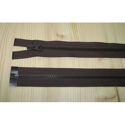 Zips kostenný hnedá 5mm deliteľný 55cm