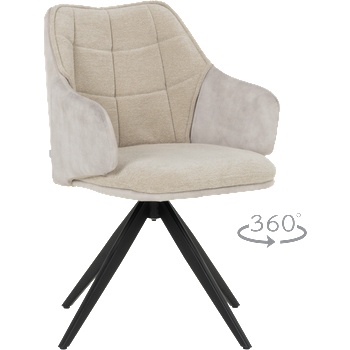 Carmen Трапезен стол bordon - крем r 28