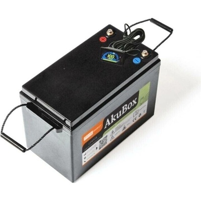 AkuBox LiFePO4 345Ah 25,60V 8,83kWh s externím LCD
