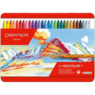 Sada voskových pastelů Neocolor I 40 ks