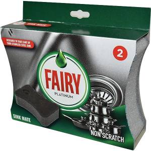  Fairy Sink Mate Гъби за почистване на неръждаема стомана 2бр (2928)