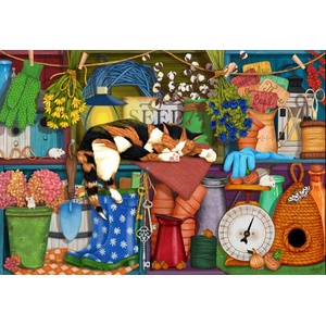 Bluebird Puzzle - Puzzle Potting Shed Pals - 1 000 piese