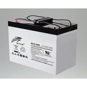 Ritar Оловна батерия RITAR (EV12-100S), 12V, 100Ah 306/ 168/ 211 mm, За електрически колички (RITAR-EV12-100S) - xtreme