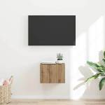 vidaXL TV стенен шкаф 39 x 31 x 29, 5 см Дъб Артизан (892187)