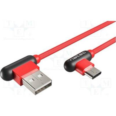 Natec NKA-1201 USB typu C M - USB 2.0 M, 1m