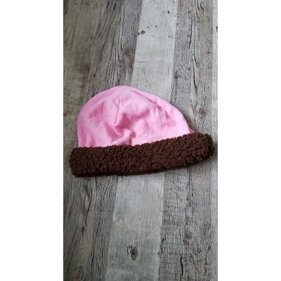 Zimní čepice růžová