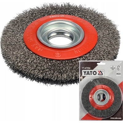 Kotoučový kartáč Yato nerezový 150 mm