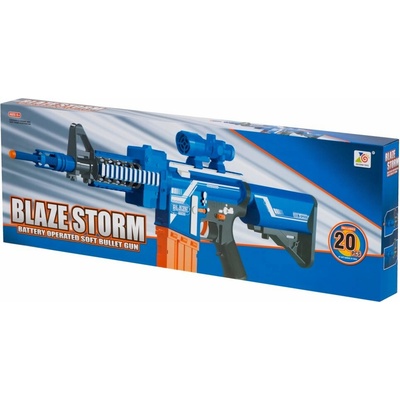 KIK KX6678 dětská pistole Blaze Storm Battery operatted soft bullet gun