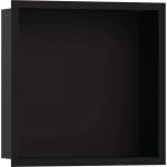 Hansgrohe XtraStoris Individual - Ниша за вграждане в стена с дизайнерска рамка, 30x30x10 см, матово черно 56098670 (56098670)