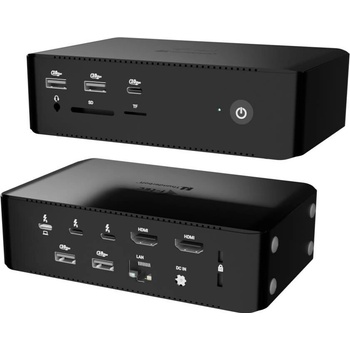i-Tec Thunderbolt5 Quattro Display Docking Station, 5x USB, 2.5 GLAN + Power Delivery 140W TB5QUATTRODOCKPD