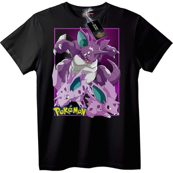 NOONEBRAND Тениска Призрачно трио Pokémon - S, White