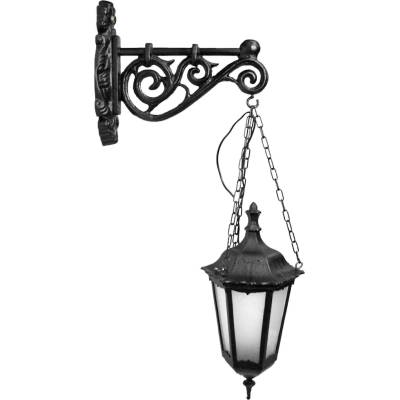 Lampa na stěnu s řetězem H 01 litinová lucerna