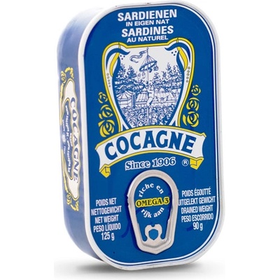 Cocagne Portugalské sardinky vo vlastnej šťave 125 g