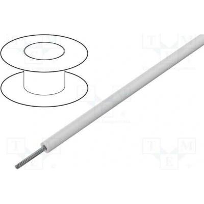 Alpha Wire 1855/19 WH001 Vodič HookUp Wire lanko Cu 22AWG PVC bílá 600V 305m