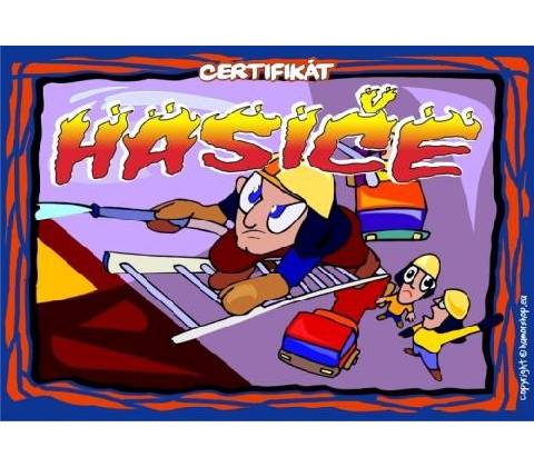 Certifikát hasiče