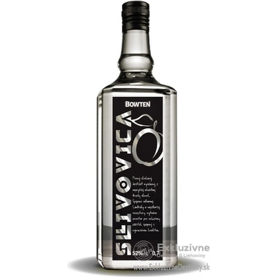Bowten Slivovica 52% 0,7 l (čistá fľaša)