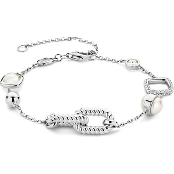 Ti Sento Сребърна дамска гривна с перли Ti Sento 23033ZI (23033ZI)