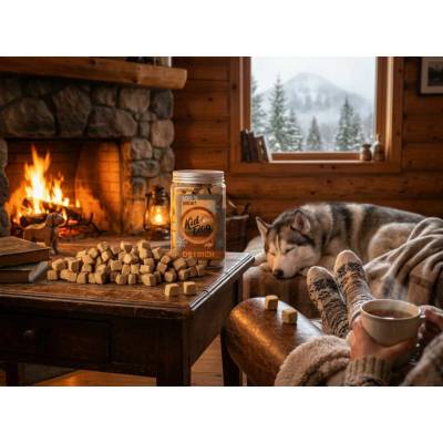 KidDog SUPER PREMIUM 100% MEAT CUBES pštrosie mäso sušené mrazom 100 g