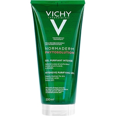 Vichy Normaderm Phytosolution дълбоко почистващ гел за лице против акне 200 мл