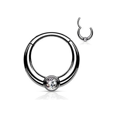 Šperky4U ocelový piercing do nosu tragus helix septum NS0037-ST