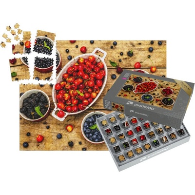 SMART SORTED® Borůvky červený rybíz ostružiny třešně a maliny 1000 dílků – Zboží Mobilmania