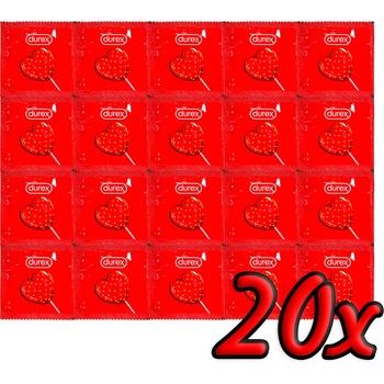 Image 1 of Durex Strawberry 20 pack