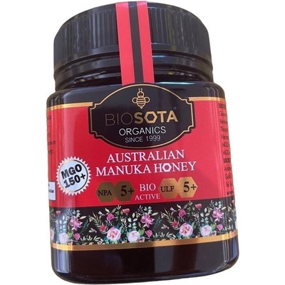 BIOSOTA ORGANICS Manuka med MGO 150+ NPA 5+ 500 g